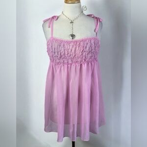 La Senza Babydoll Sheer Dress/Top